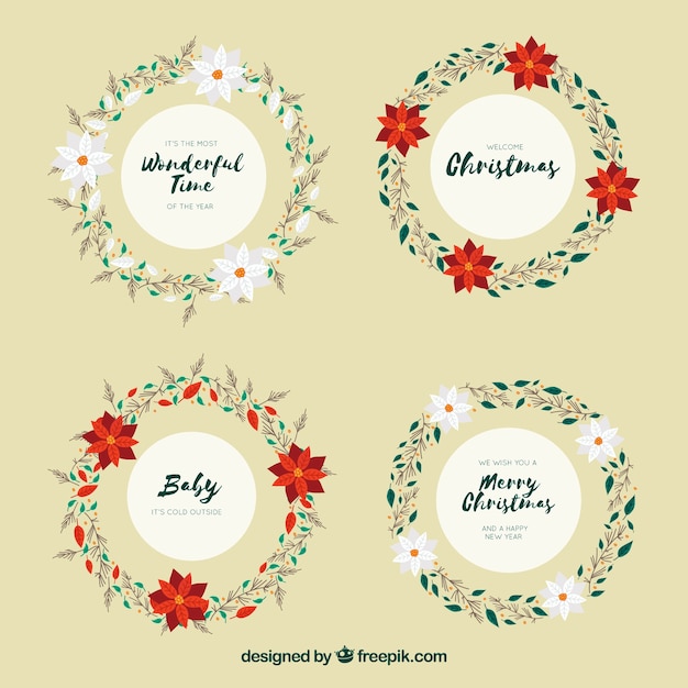 4 beautiful christmas wreaths