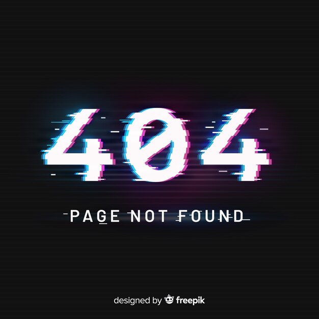 404 error background