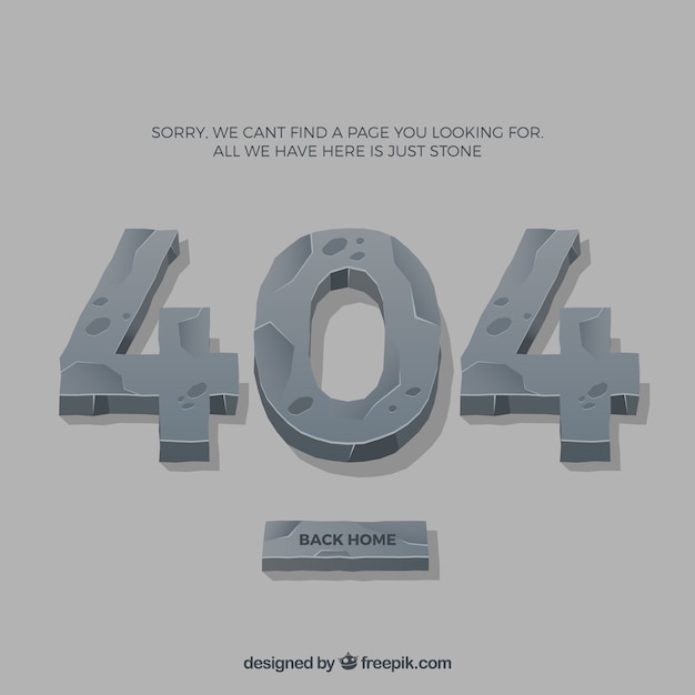 404 error web template in flat style