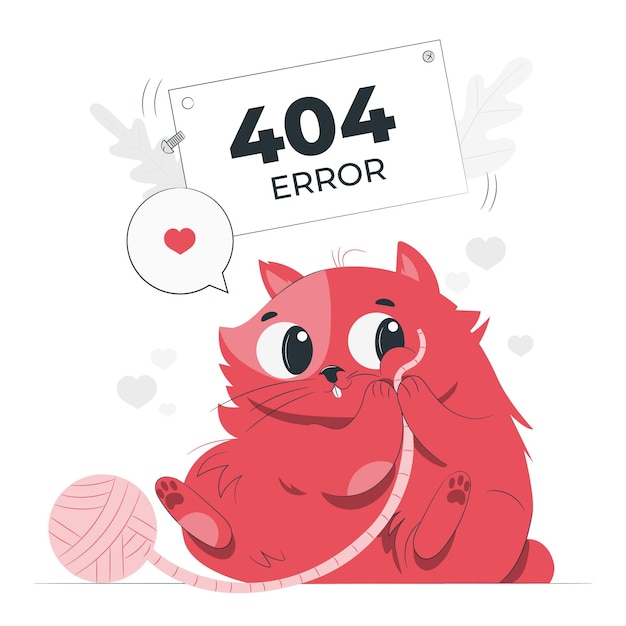 かわいい動物の概念図で404エラー