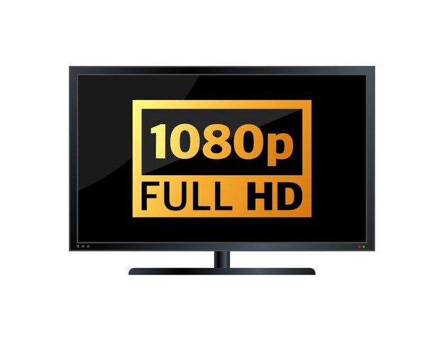 黒の背景にシルバーカラーのビデオ品質バッジ Hd フルhd 2k 4k 6k 8k プレミアムベクター