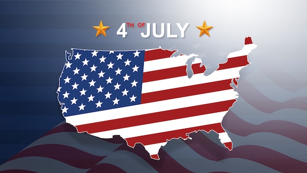 4th of july background for usa(united states of america) independence day.