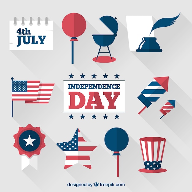 Free vector 4th of july elements