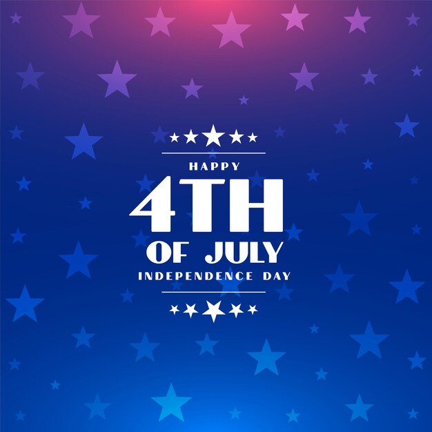 4th of july happy independence day of america background