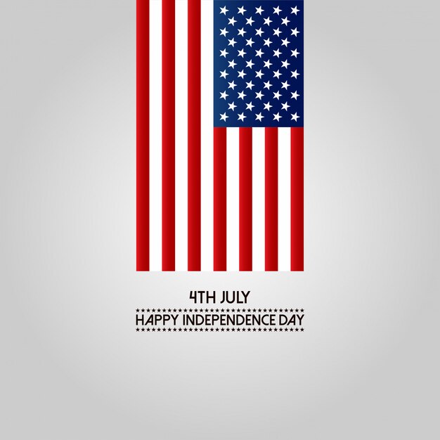7月4日の幸せな独立記念日アメリカ