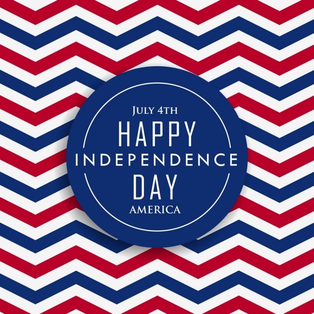 Free vector 4th of july happy independence day background