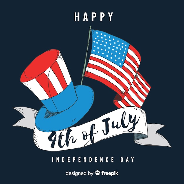 Free vector 4th of july - independence day background