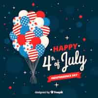 Free vector 4th of july - independence day background