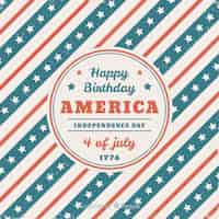 Free vector 4th of july - independence day background