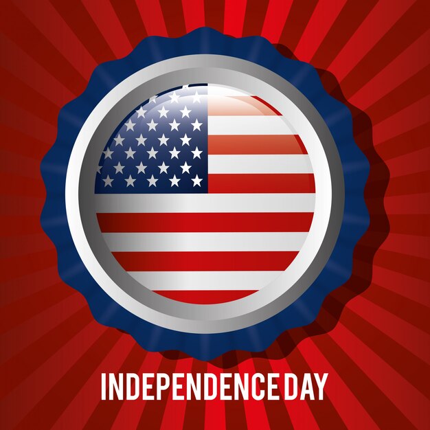 7 월 4 일 독립 기념일 미국 축하