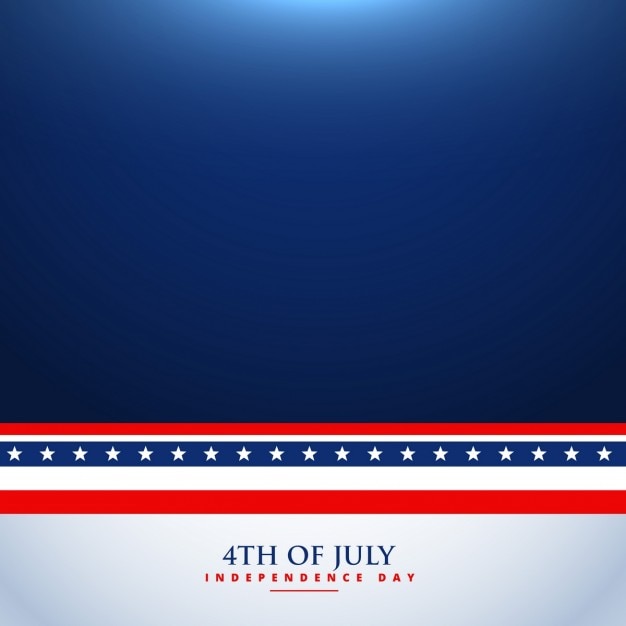 Бесплатное векторное изображение 4 июля фоне иллюстрации