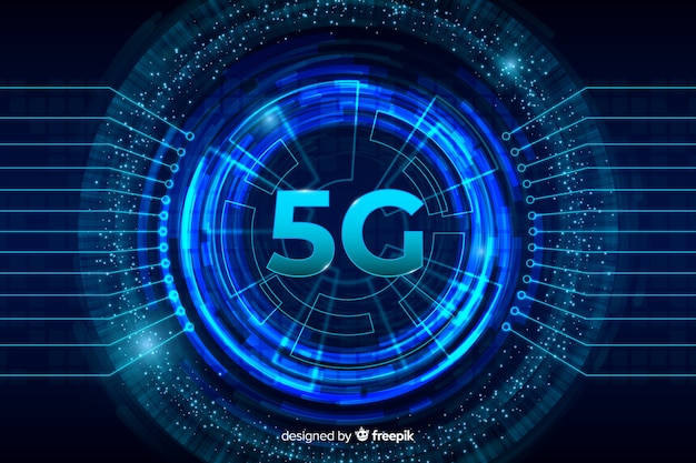 5g по центру концепции фон