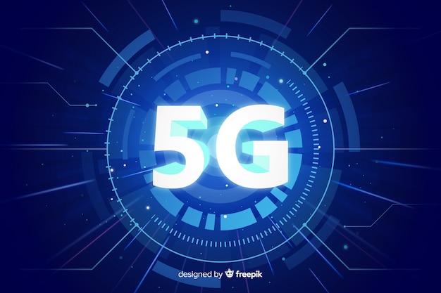 Free vector 5g concept background