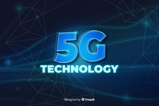 5g концепция надписи фон