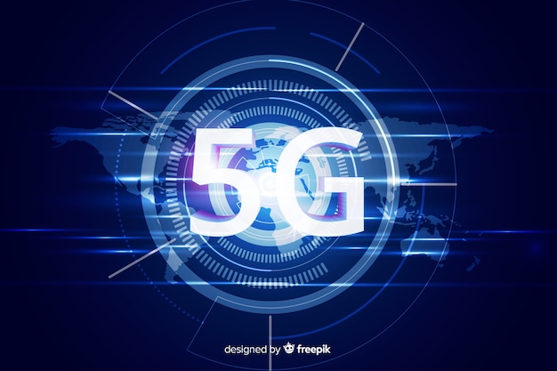 5g concept modern background