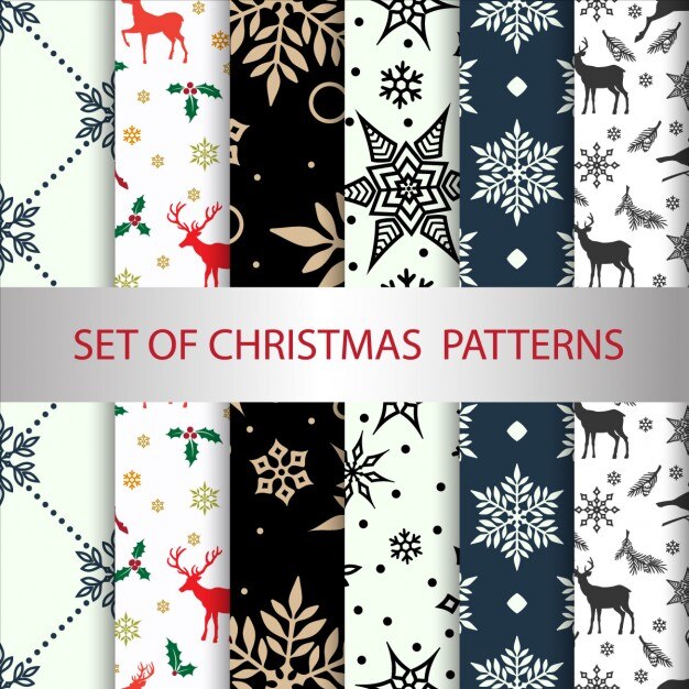 6 patterns for christmas