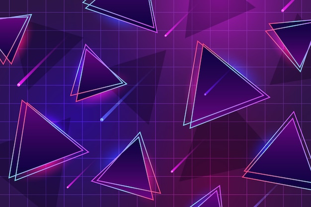 80's geometric background