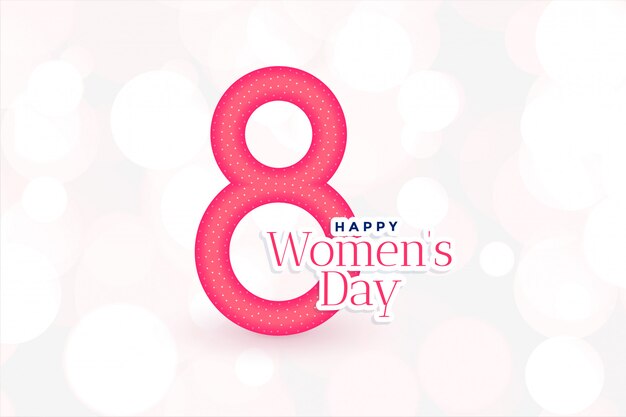 8th march international happy womens day background