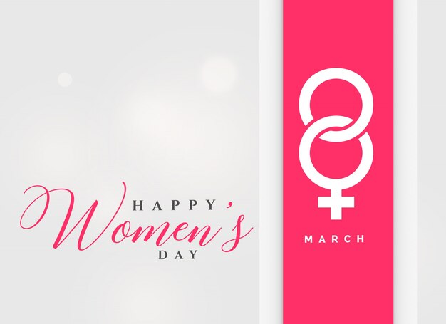 8th march international women's day celebration background