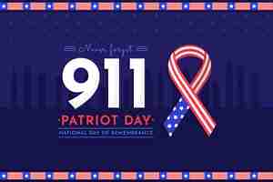 Free vector 9.11 patriot day background