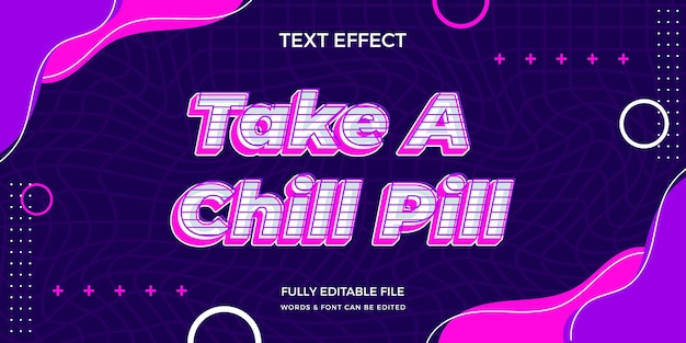 Free vector 90s text effect