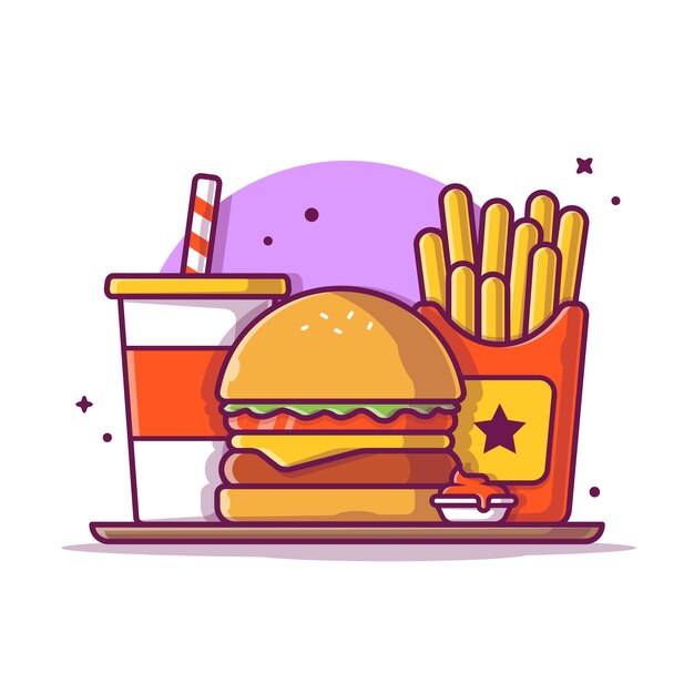 かわいいファーストフードかわいいファーストフードイラスト 無料の