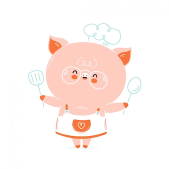 かわいい小さな豚は 白い背景イラストに座って 無料のベクター かわいい小さな豚は 白い背景イラストに座って 無料のベクター