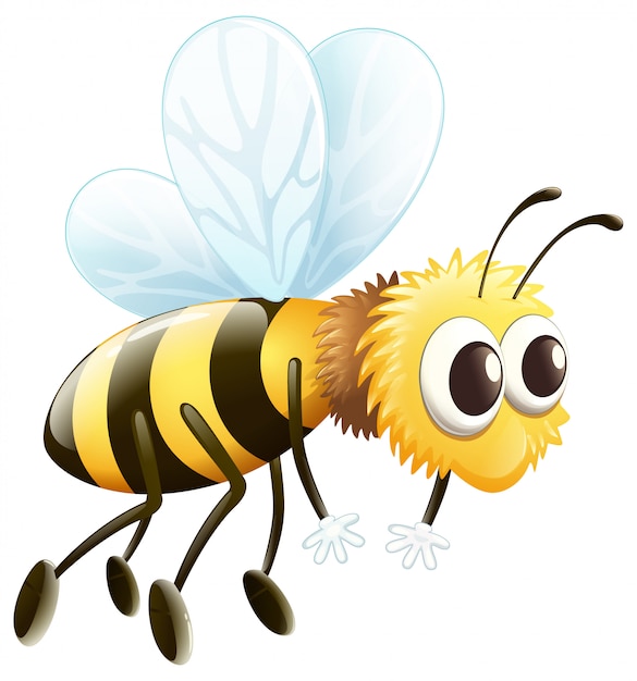 Бесплатное векторное изображение Пчела