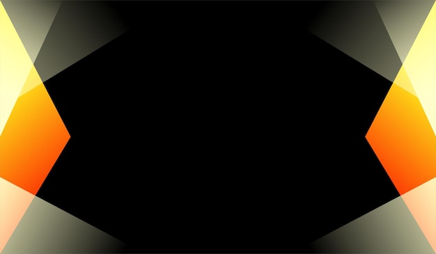 무료 벡터 흰색 테두리가 있는 검은색 배경과 중간에 빛이 있는 검은색 배경.