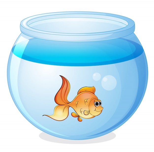 Бесплатное векторное изображение Рыба и миска