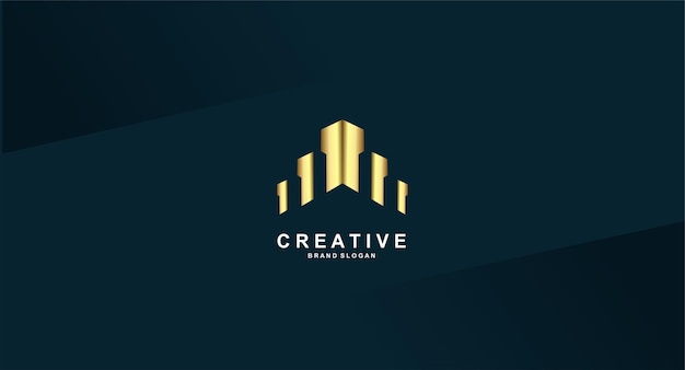 Бесплатное векторное изображение Логотип компании creative.