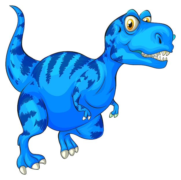 Бесплатное векторное изображение Мультяшный динозавр raptorex