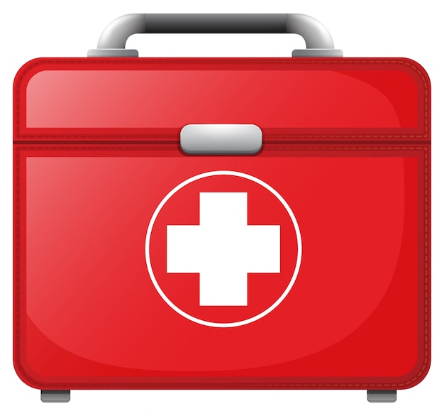 Бесплатное векторное изображение Красный медицинский пакет