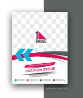 A4 flyer poster brochure social media post promotion design template.
