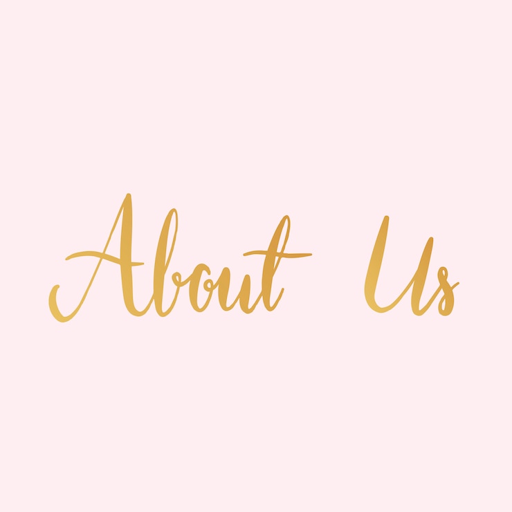 Free Vector about us typography style vector