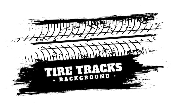 Free vector absract vehicle tire track impression background