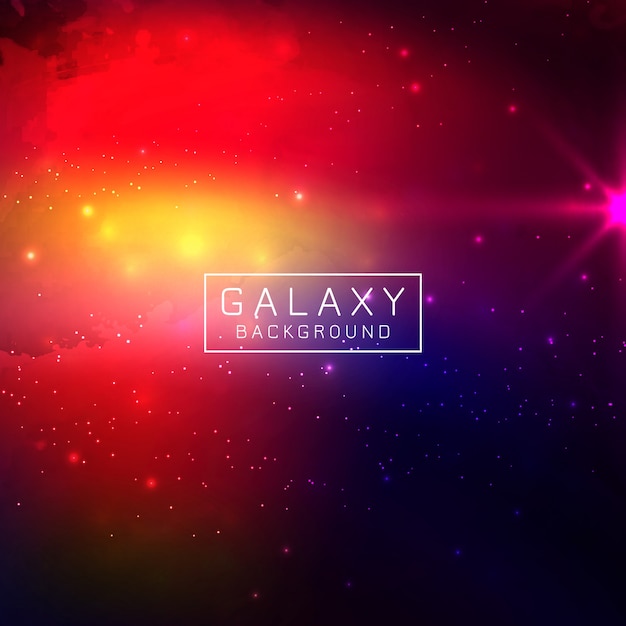 Abstarct colorful galaxy background