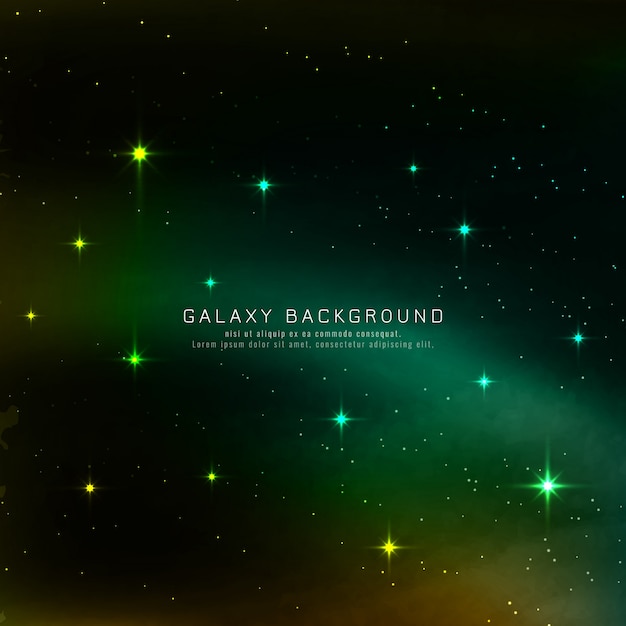 Free vector abstarct galaxy background