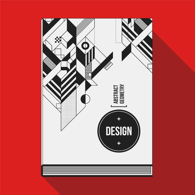 Free vector abstrac geometric cover