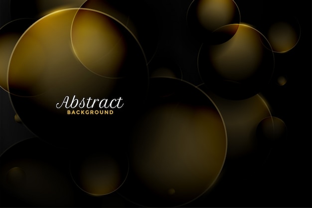 Abstract 3d style circular golden background 