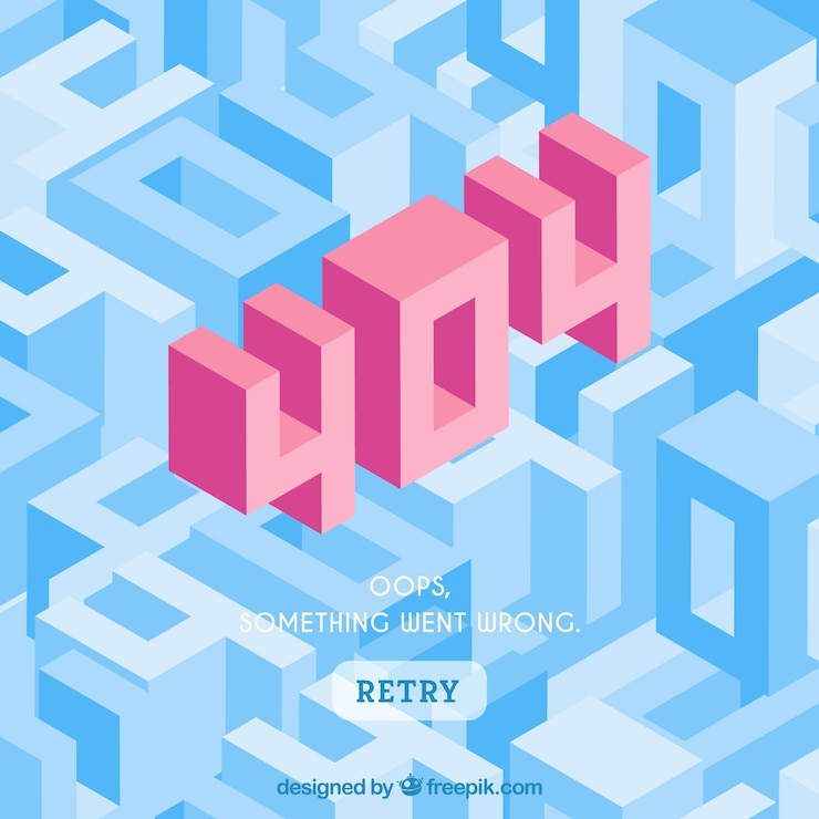 Free Vector abstract 404 error concept