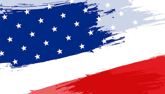 추상 미국 국기 배경 디자인