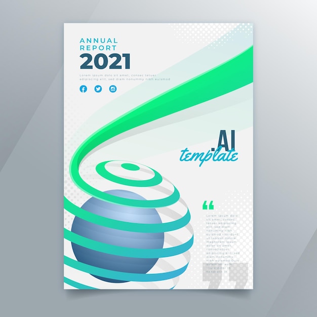 Abstract annual report 2020/2021 template