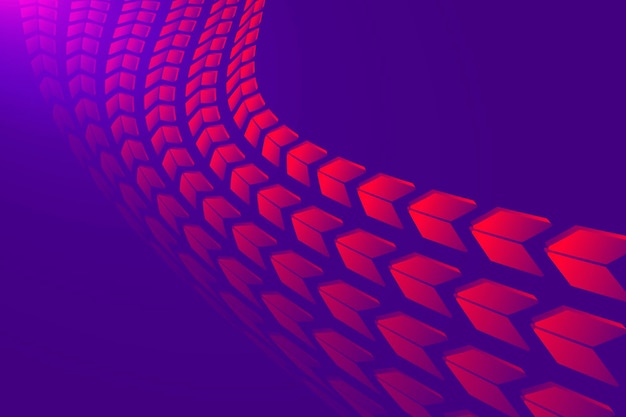 Free vector abstract arrow background, purple gradient technology concept vector