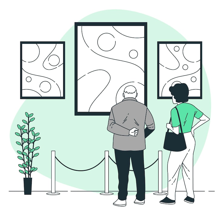 Free Vector abstract art concept illustration