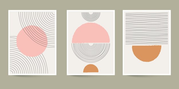 Abstract art cover collection