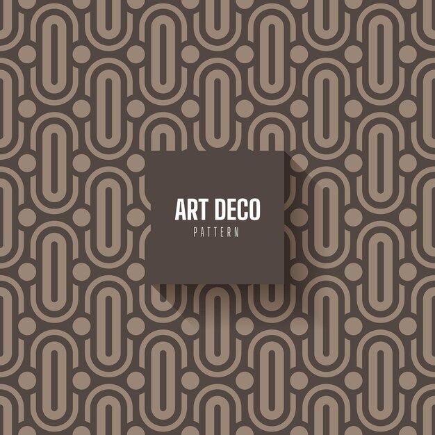 Abstract art deco pattern