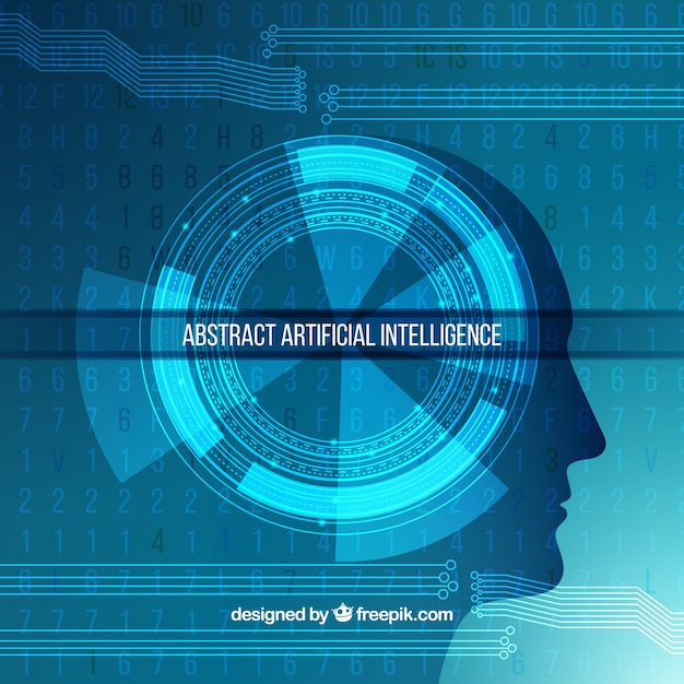 Free vector abstract artificial intelligence template