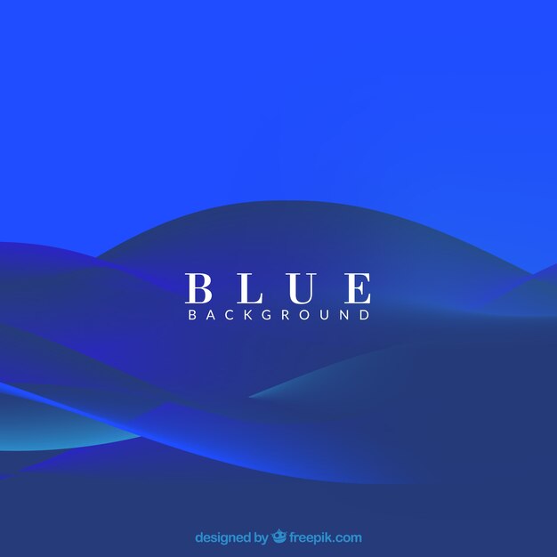 Abstract background in blue color