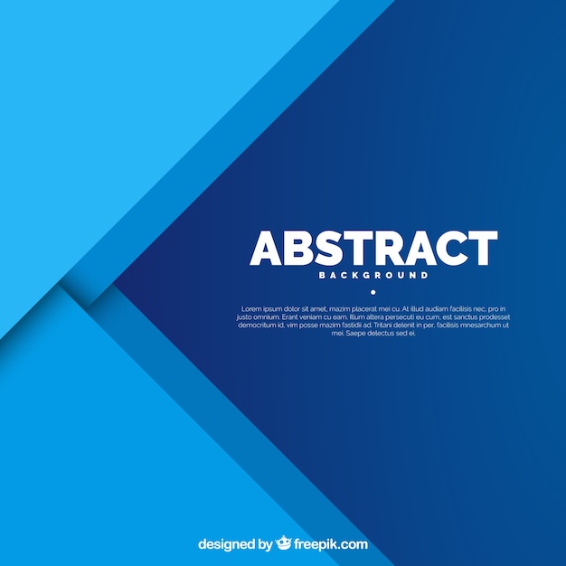 Free vector abstract background in blue tones